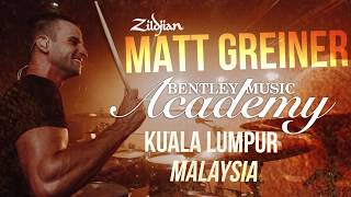 Matt Greiner  Zildjian Malaysia Drum Clinic [upl. by Llenroc]