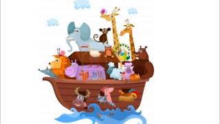 The Noahs Ark Song by Charlie Chipmunk  Vintage Bible Christian Kids Childrens Music [upl. by Acimad]