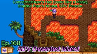 Stardew Valley Deserted Is Ep168 ConcernedApes Hat looks like a Mask Pams House SDV Parade [upl. by Yarg]