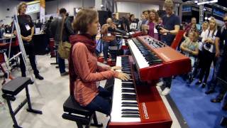 NAMM 2017 Rachel Flowers Performance at Nord [upl. by Bruno]