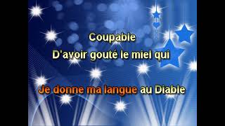 KARAOKE Eric Lapointe  Coupable [upl. by Psyche340]