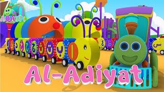 Murottal Juz Amma AL ADIYAT Animation 3D Learning Letters Arabic Alphabet  Abata [upl. by Sherwin]