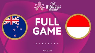 New Zealand v Indonesia  Full Basketball Game  FIBA U18 Womens Asia Cup 2024  Div A Group Phase [upl. by Dott86]