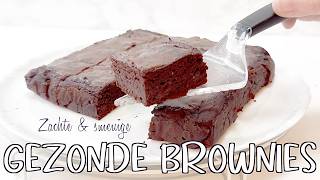 NIEUW RECEPT voor GEZONDE BROWNIES met Zoete Aardappel 10x minder VET [upl. by Greta]