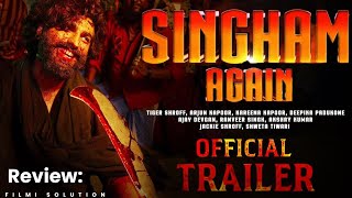 Singham Again Trailer Review Vs Bhool Bhulaiyaa 3  Filmi Solution [upl. by Eiclek]