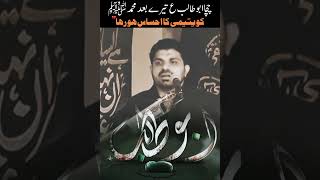 26 Rabi UL AWAL  Shahadat Hazrat Abu Talib as  Allama Asif Raza AlVi [upl. by Auehsoj884]