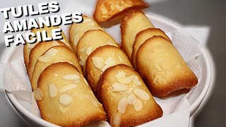 Tuiles aux amandes la recette facile [upl. by Ezarras]