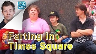 Farting In Times Square Bonus Pooter Footage  Jack Vale [upl. by Eirrok57]