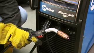 Millermatic® 252 MIG welder runin [upl. by Munniks383]