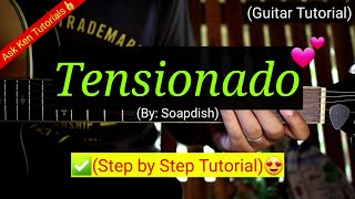 Tensionado  Soapdish Step by Step Guitar Tutorial [upl. by Kcaz]