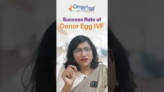 What is the Success Rate of Donor Egg IVF origynivf ivfspecialist eggdonor [upl. by Cazzie]