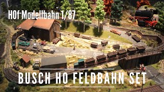 Busch Feldbahn H0f 187  Industriebahn Lorenbahn [upl. by Ximena]