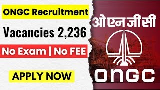 ONGC Apprentice Recruitment 2024 Massive 2236 Vacancies Dont Miss Out [upl. by Erdrich]