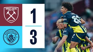 Highlights West Ham 13 Man City  Haaland runs rampant [upl. by Umeko310]