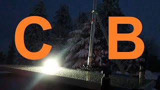 📡 CBFUNK 📶 Flacher Abstrahlwinkel über Schnee im Schwarzwald [upl. by Milstone]