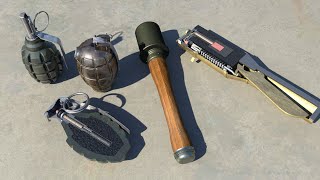 How hand grenades and rifle grenades work  All about grenades Part 1 [upl. by Ner]