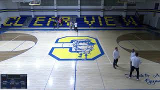 Clearview High School vs Wickliffe High School Mens Varsity Basketball [upl. by Onairda]