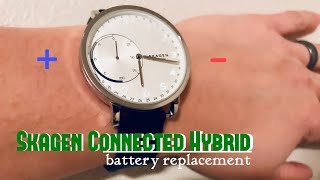 Skagen Connected Battery 🔋 Replacement [upl. by Ainattirb939]