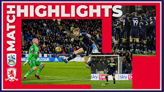 Match Highlights  Huddersfield 1 Boro 2  Matchday 25 [upl. by Markus]