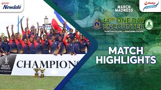 HIGHLIGHTS  Thurstan vs Isipathana  44th One Day Encounter [upl. by May691]