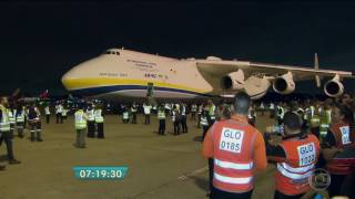 Maior AVIÃO do Mundo Chega no Brasil Viracopos e Guarulhos [upl. by Paymar]