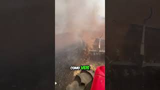 Mira lo que hizo para apagar el fuego de su campo [upl. by Dotty]