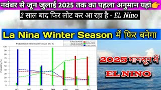 La Nina IOD Update 202425 November To June 2025 Winter Season Pre Monsoon Session [upl. by Luelle]