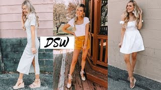 DSW Shoes Try On Haul [upl. by Aicilaf868]