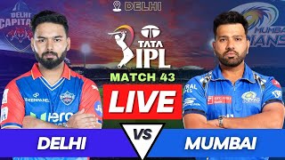 IPL 2024 Live DC vs MI Match  IPL Live Score amp Commentary  Delhi vs Mumbai Live Match Score [upl. by Analra]