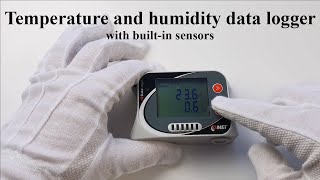 Temperature and humidity data logger  U3120  Builtin sensors [upl. by Micco]