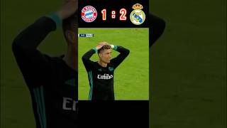 Real Madrid 🆚️ FC Bayern Munich  Epic Match 21  football shorts ronaldo cr7 youtube [upl. by Legnaleugim617]