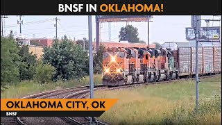 Oklahoma City Oklahoma USA  Virtual Railfan LIVE [upl. by Lorita]