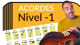 ACORDES FÁCILES de Guitarra para PRINCIPIANTES 1ª Tabla 👍 DESDE CERO [upl. by Oecam137]