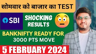 Nifty Prediction amp Banknifty Analysis For 5 February  SBI Results Impact on BankNifty  BLOODBATH [upl. by England551]