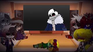 HorrorTale React To The Villain Sans Squad 3  4 [upl. by Thunell]