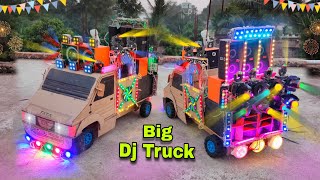 Mini Dj Truck Loading AtNew Home big dj set up Mini Dj kese banaye Dj toy dj box and light dj gadi [upl. by Innavoj284]