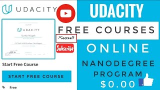 How to join Udacity FREE COURSES  Free Udacity Degree Courses With Free Certificate [upl. by Durrett]