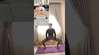 Wanyo Mori inner thigh Exercise shorts dance kiatjuddai shortsfeed wanyomori fitness [upl. by Llerrod494]