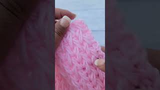 This Feather Stitch is great for blankets and scarves 🥰 [upl. by Landrum953]