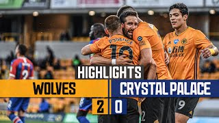 PODENCE OFF THE MARK  Wolves 20 Crystal Palace  Highlights [upl. by Cassius37]