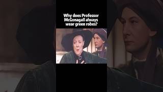 Why does Professor McGonagall always wear green robes [upl. by Haye]