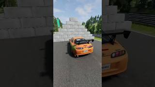 Vehicles CRASHING into 2 Concrete Walls BeamNG Drive Gameplay [upl. by Akela]