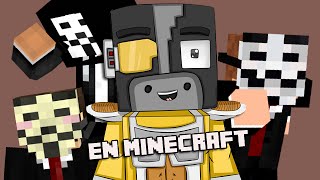 TRES HACKERS SEGUIDOS EN MINECRAFT [upl. by Linet]