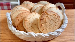 POLVORONES CON 3 INGREDIENTES SIN MANTECA FACIL 😋 [upl. by Skipton20]