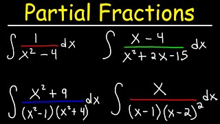 Integration By Partial Fractions [upl. by Price]