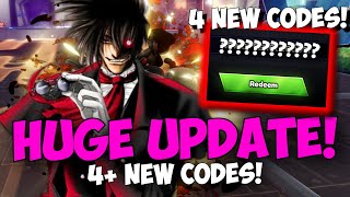 🔴5 NEW CODES New HALLOWEEN Update ALL SHOWCASES Ryuk Perona Alucard Anime Last Stand [upl. by Fina746]