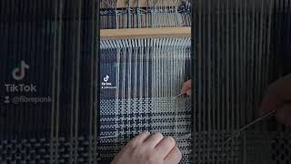 Chilled hemstitching for today rigidheddleloom crafts weaving crafting [upl. by Redan]