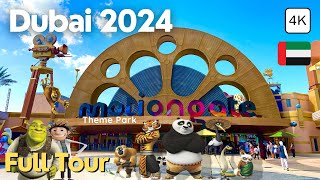 Motiongate Dubai Rides amp Attractions in 2024 SPECTACULAR Movie Theme Park Walking Tour 4K 🇦🇪 [upl. by Llewop]