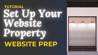 Set Up Your Web Property  Create Your OnePage Portfolio Website 2024 For Beginners  Part 2 [upl. by Aimekahs]