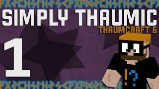 Thaumcraft 6  Simply Thaumic Minecraft 110  Ep 1  Vanilla Before Thaumcraft [upl. by Eekorehc]